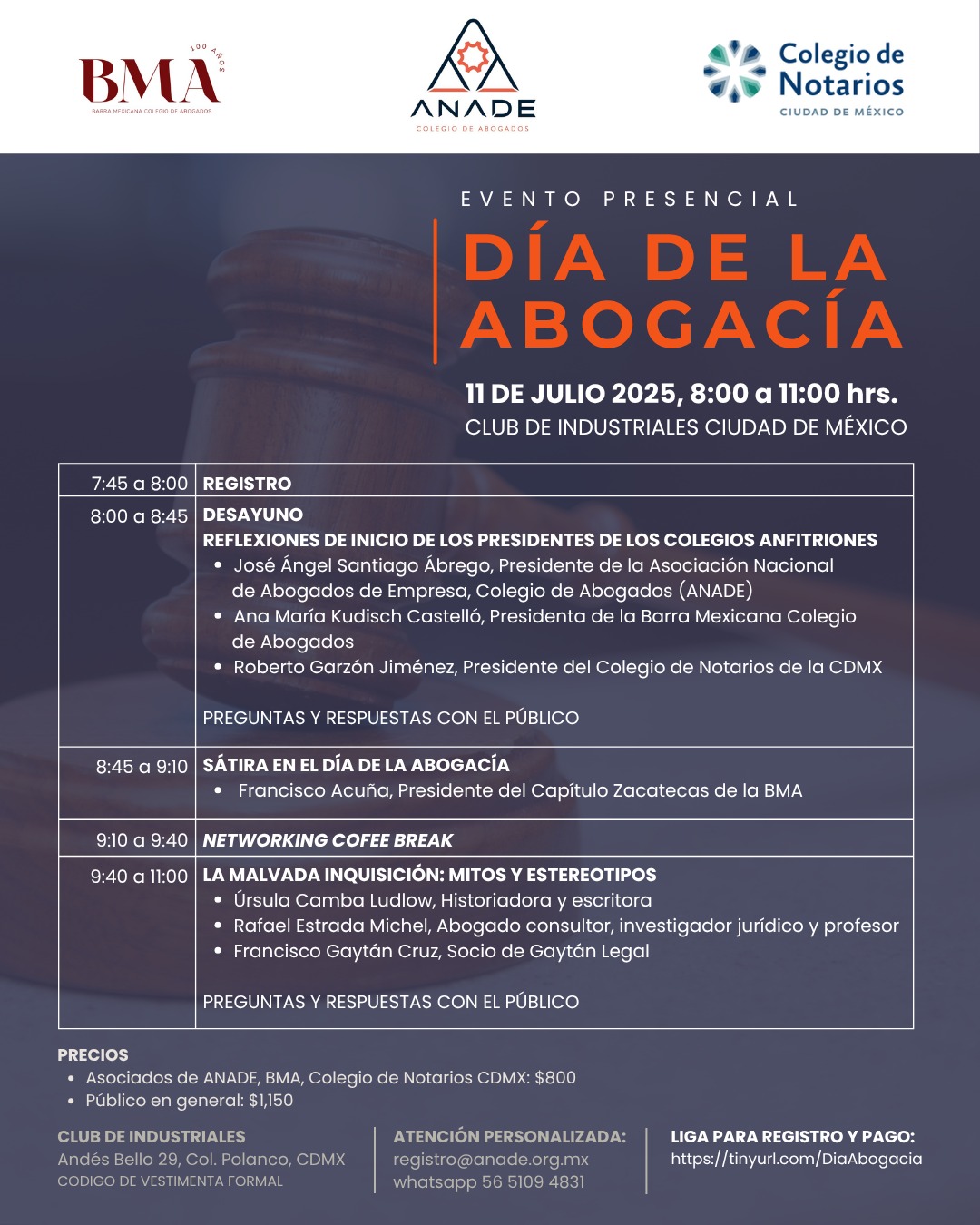 Programa Día de la Abogacía 2025